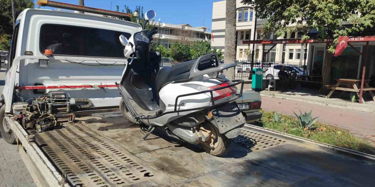 Gazipaşa’da Plakasız Motosiklet Kullanan Sürücüye 7 Bin Lira Ceza