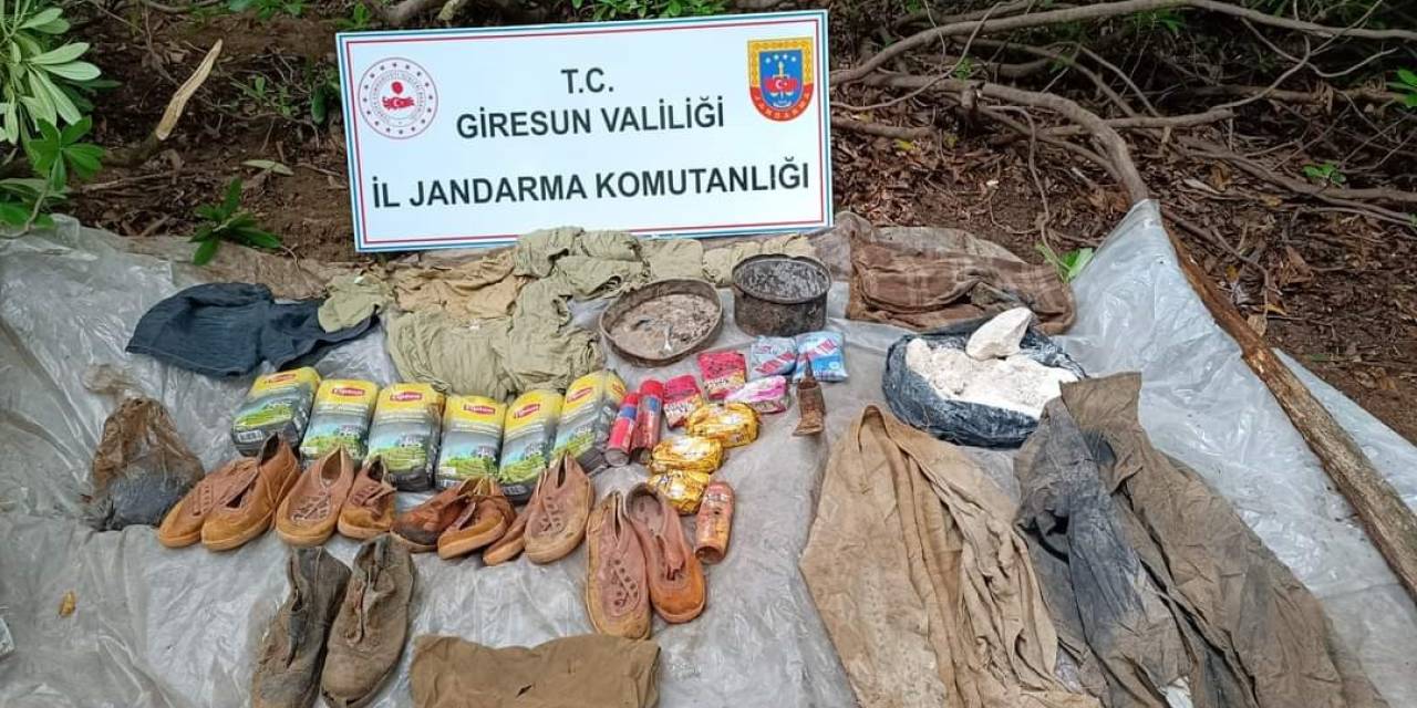 Giresun’da Terör Örgütüne Ait Sığınak Bulundu