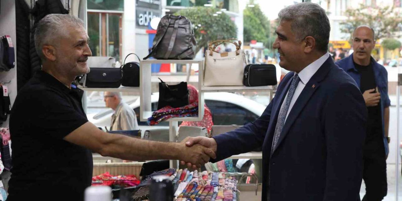 Vali Selçuk Aslan Esnaf Turuna Çıktı