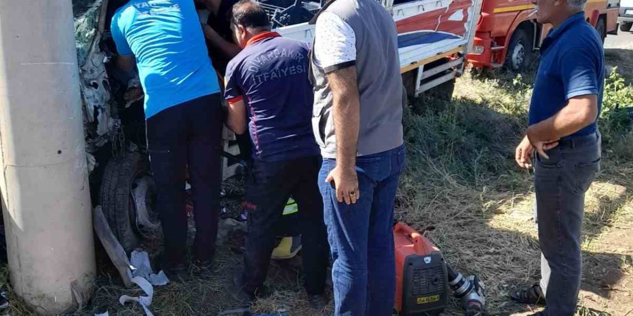 Seyir Halinde Uykuya Dalan Şoför Kaza Yaptı