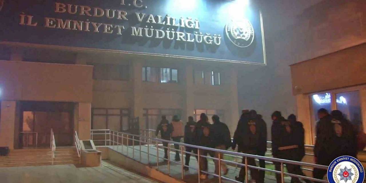 Burdur Emniyetinin Asayiş Uygulamalarında 10 Günde 10 Şahıs Tutuklandı