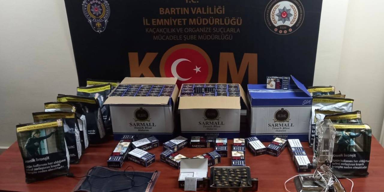 Bartın’da Kaçak Sigara Operasyonu