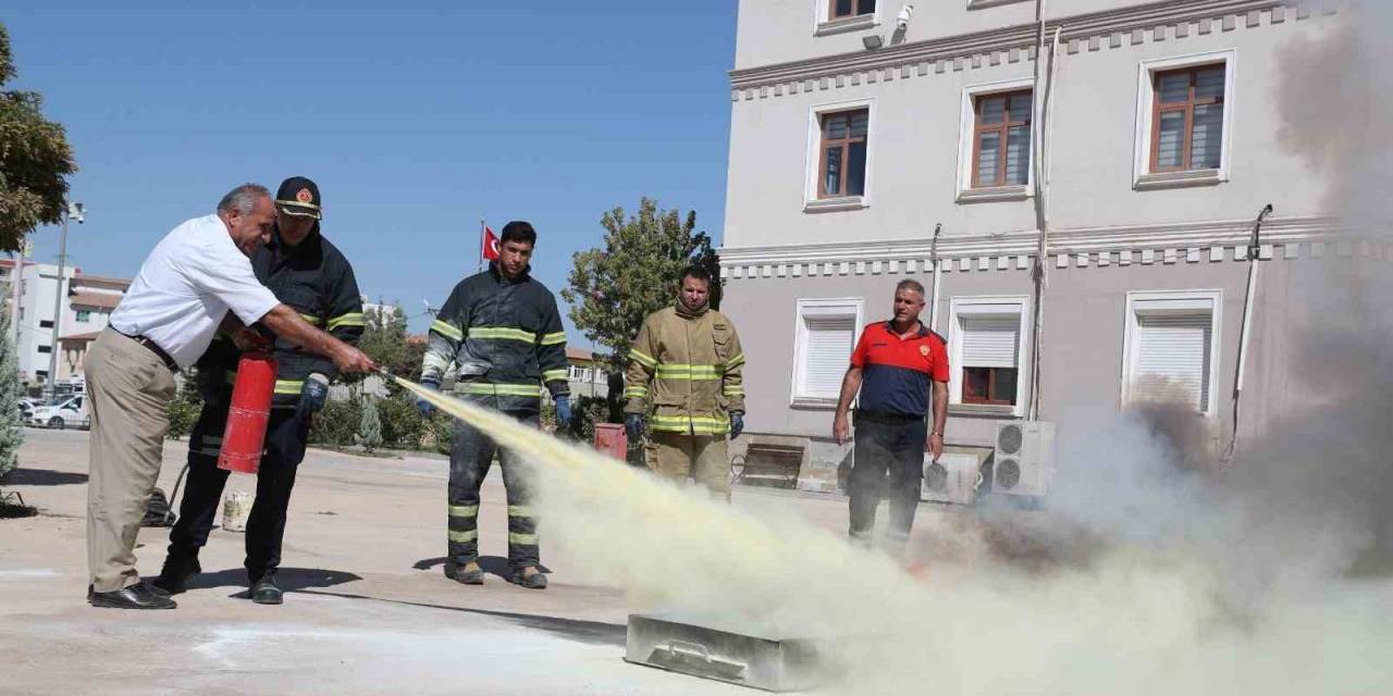 Mardin’de Kamu Kurum Ve Kuruluşlarına Yangın Eğitimi Verildi