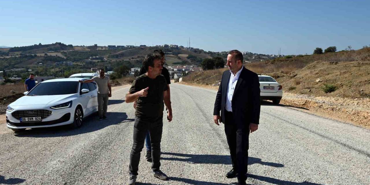 Başkan Tutuk Asfalt Çalışmalarını Yerinde İnceledi