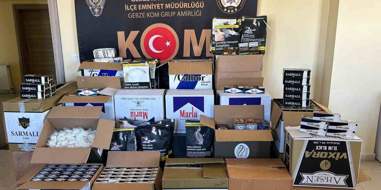 Kocaeli’de 183 Bin Makaron Ele Geçirildi