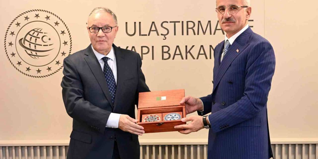 Bakan Uraloğlu, Cezayir Büyükelçisi Belan’ı Kabul Etti