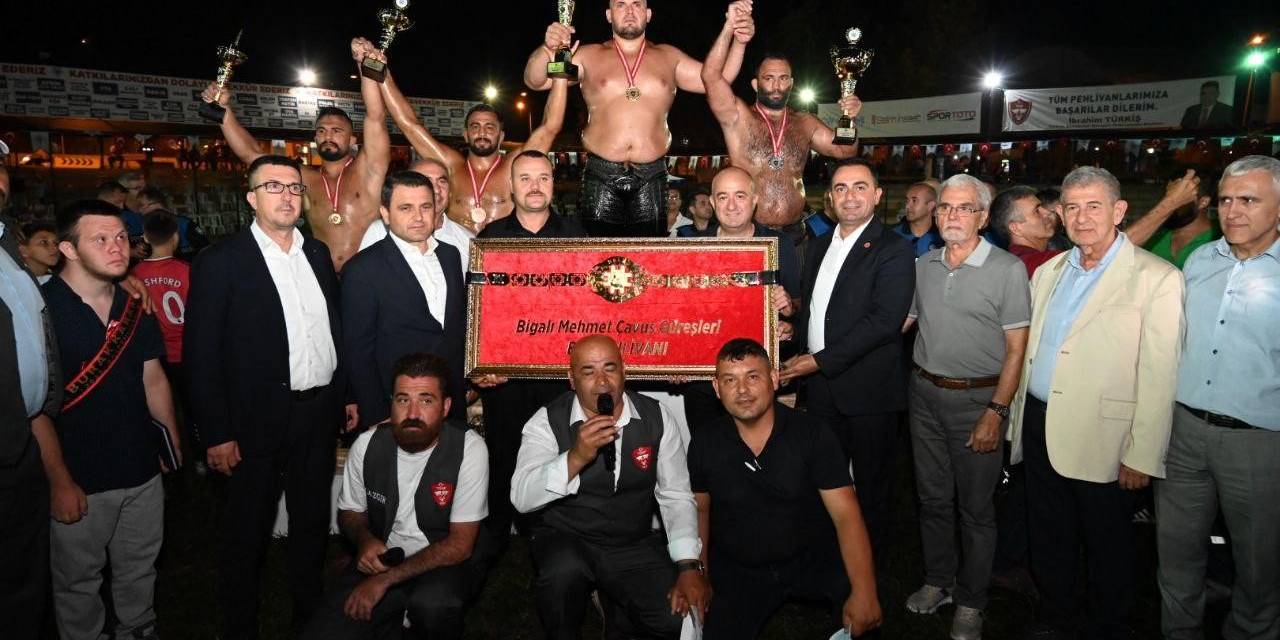Bigalı Mehmet Çavuş Güreşleri’nde Başpehlivan Ertuğrul Dağdeviren Oldu