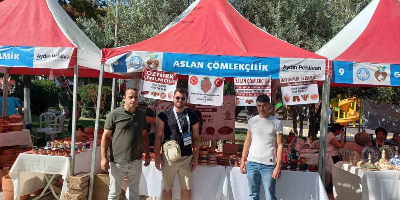 Kınık Çömlekleri İzmir’deki Festivalde Yerini Aldı