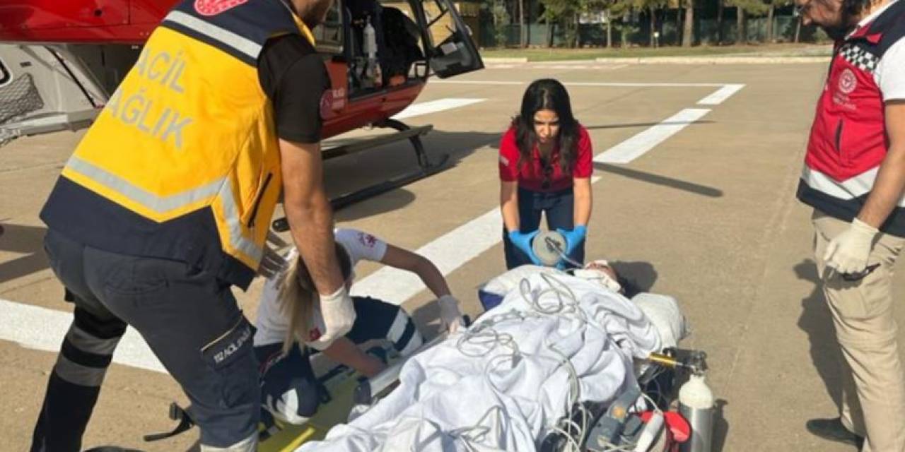 Irak’ta Trafik Kazası Geçiren Kadın, Ambulans Helikopterle Van’a Sevk Edildi