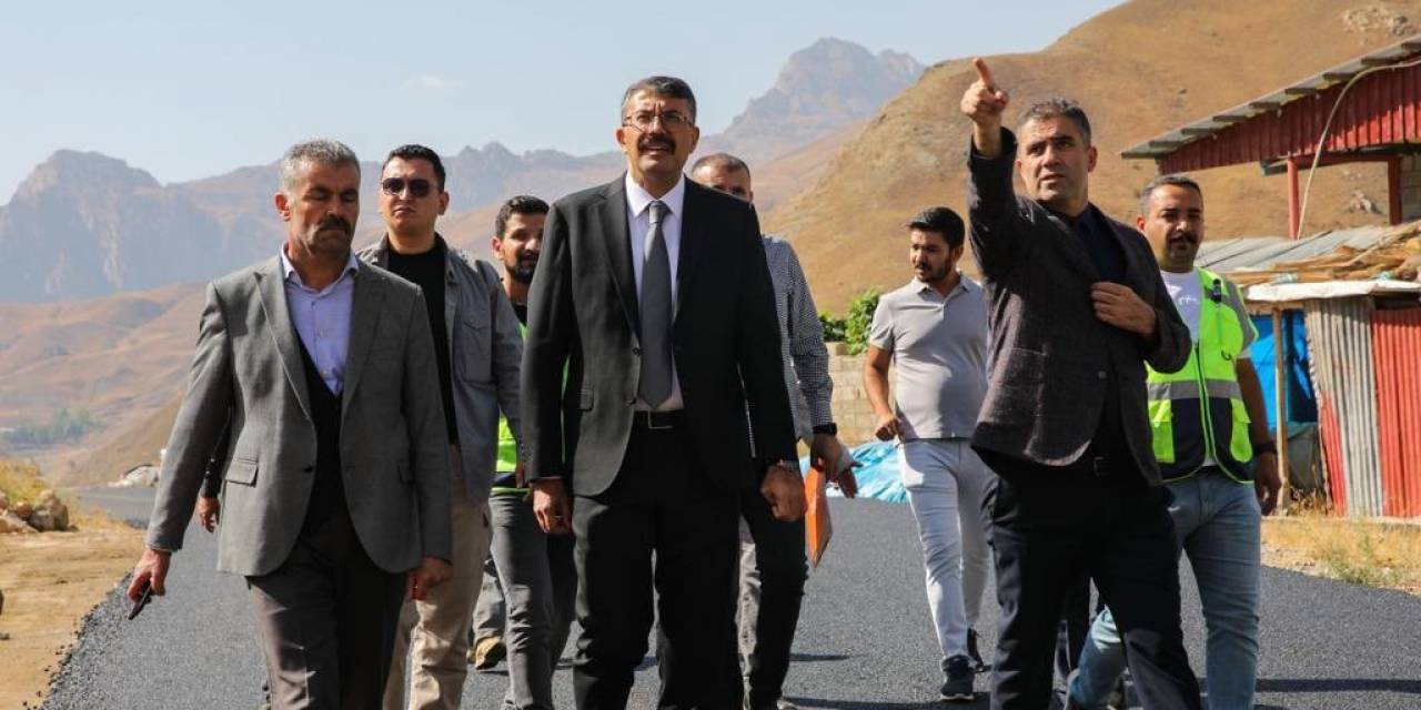 Vali Çelik Devam Eden Çalışmaları Yerinde İnceledi