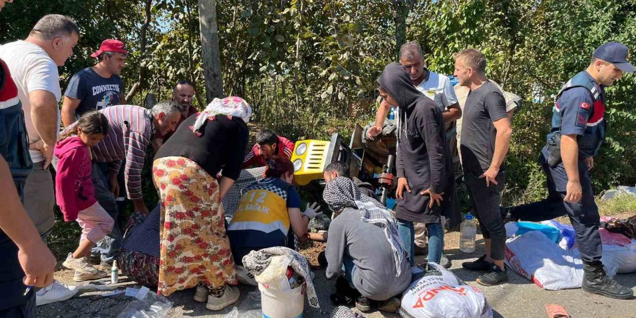 Fındık İşçilerini Taşıyan Patpat Devrildi: 5 Yaralı