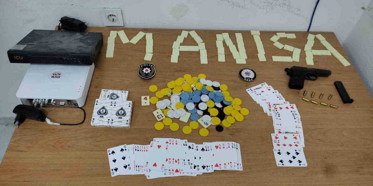 Manisa’da Gece Yarısı Kumar Baskını
