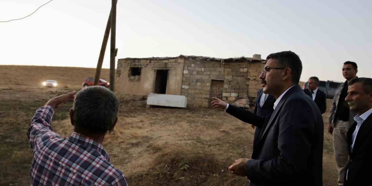 Vali Ali Çelik’ten 7 Hayvanı Telef Olan Vatandaşa Ziyaret