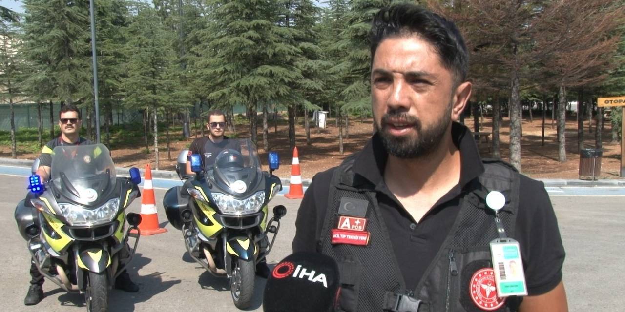 Motosiklet Ambulanslar "Altın Dakikalar" İçerisinde Yaptıkları Müdahale İle Hayat Kurtarıyor