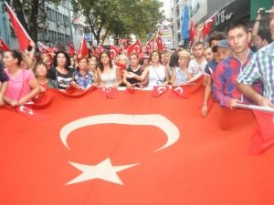 Zonguldak’ta Teröre Tepki Yürüyüşü