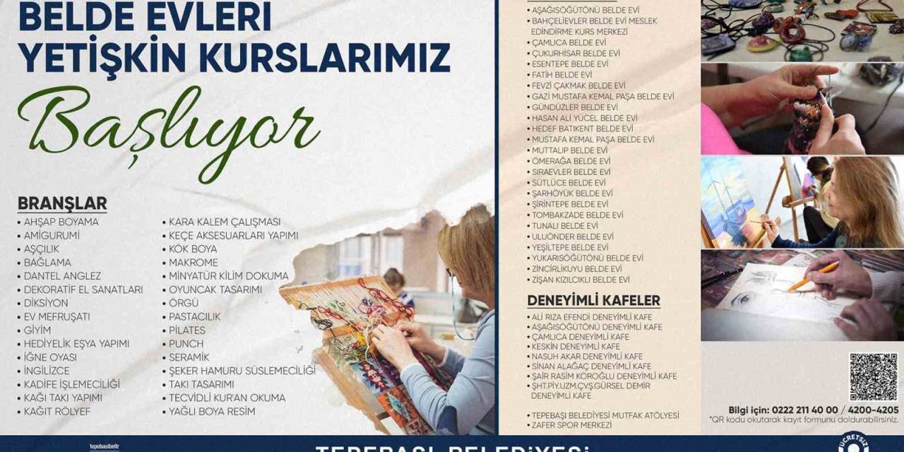 Yetişkin Kursları 5 Noktada Başlıyor