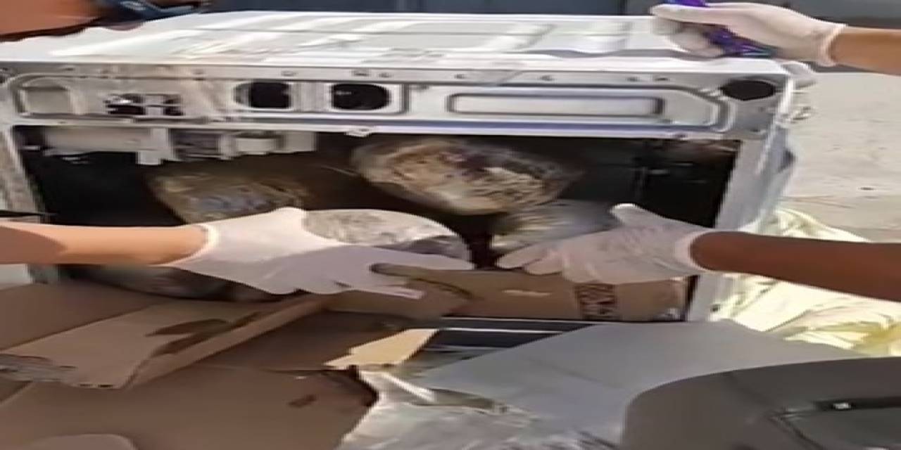 Çamaşır Makinesinden Uyuşturucu Çıktı