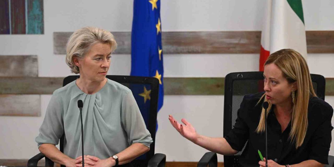 Ab Komisyonu Başkanı Leyen İtalya’nın Lampedusa Adası’nı Ziyaret Etti