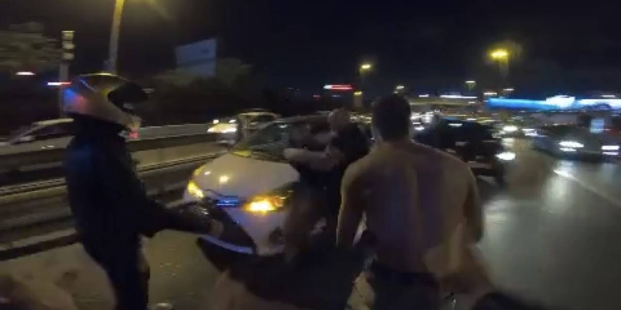 E-5 Karayolu’nda Trafikte Dehşet Anları