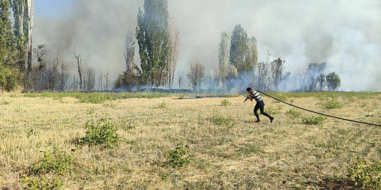 Çorum’da Korkutan Yangın
