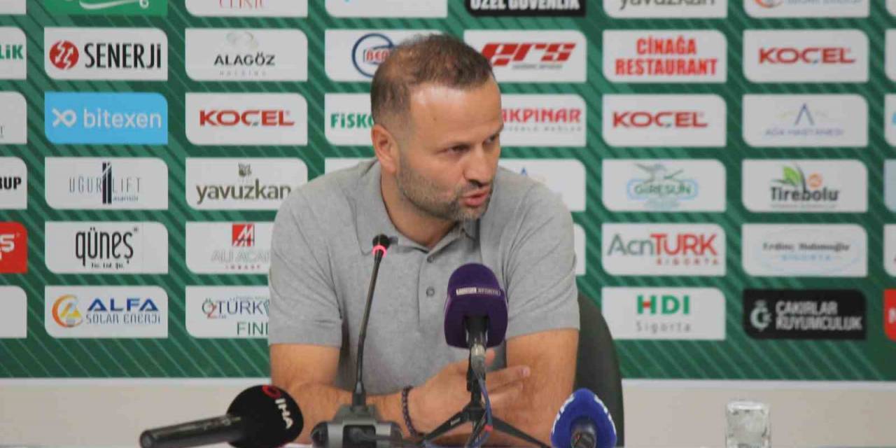 Giresunspor - Manisa Fk Maçının Ardından