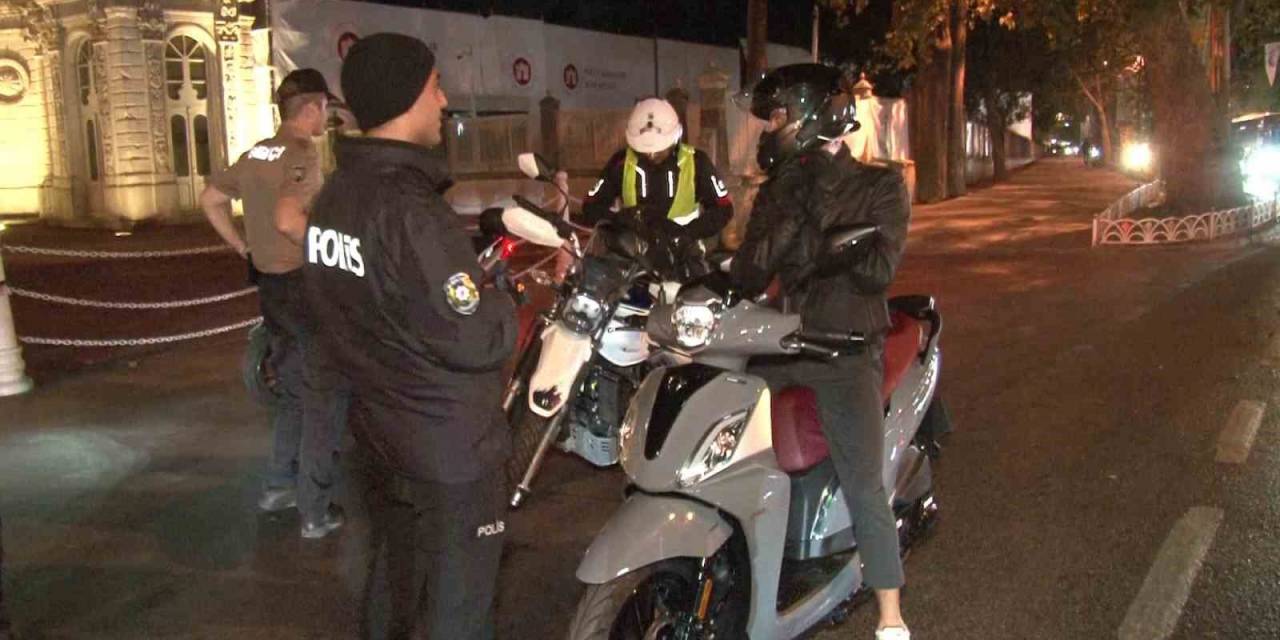 İstanbul’da Motosiklet Sürücülerine Yönelik Uygulama Yapıldı