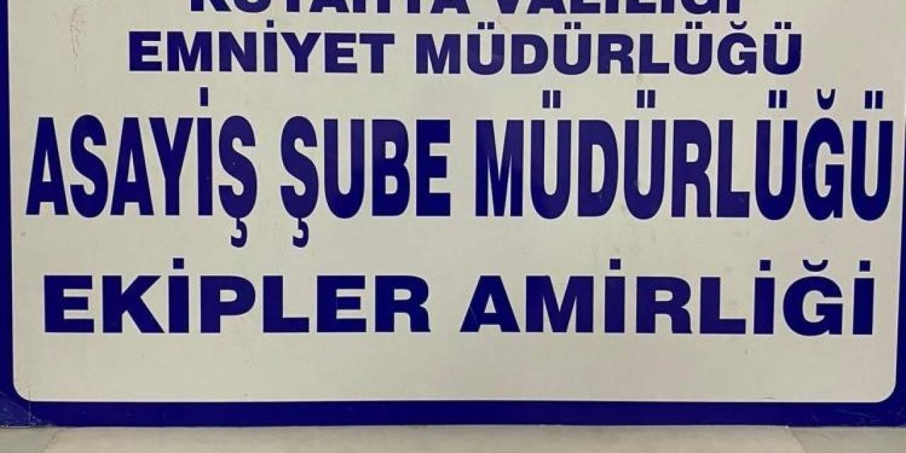 Kütahya’da Mala Karşı Önleyici Hırsızlık Uygulaması