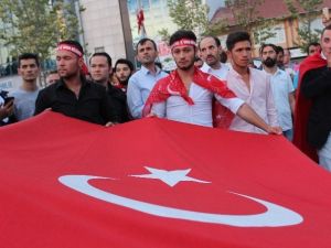 Bolu’da Teröre Tepki Yürüyüşü