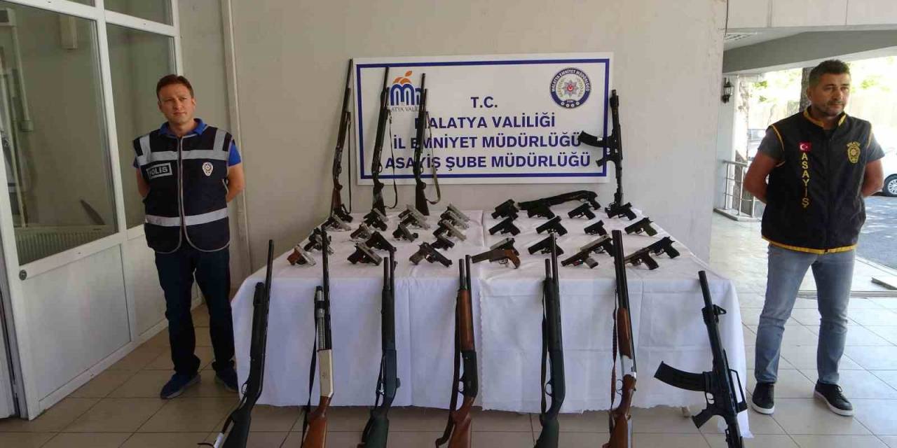 Malatya’da Yılın En Büyük Silah Operasyonu: 9 Tutuklama