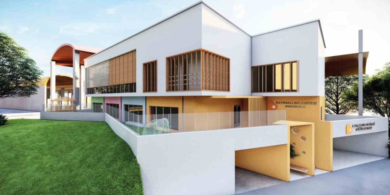 Bayraklı’da Yunus Emre Kültür Merkezi Ve Anaokulu’nun Temeli Atılıyor