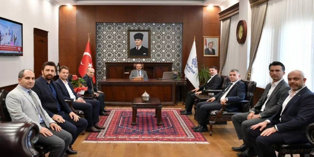 Eto Heyeti, Balıkesir Valisi İsmail Ustaoğlu’nu Ziyaret Etti