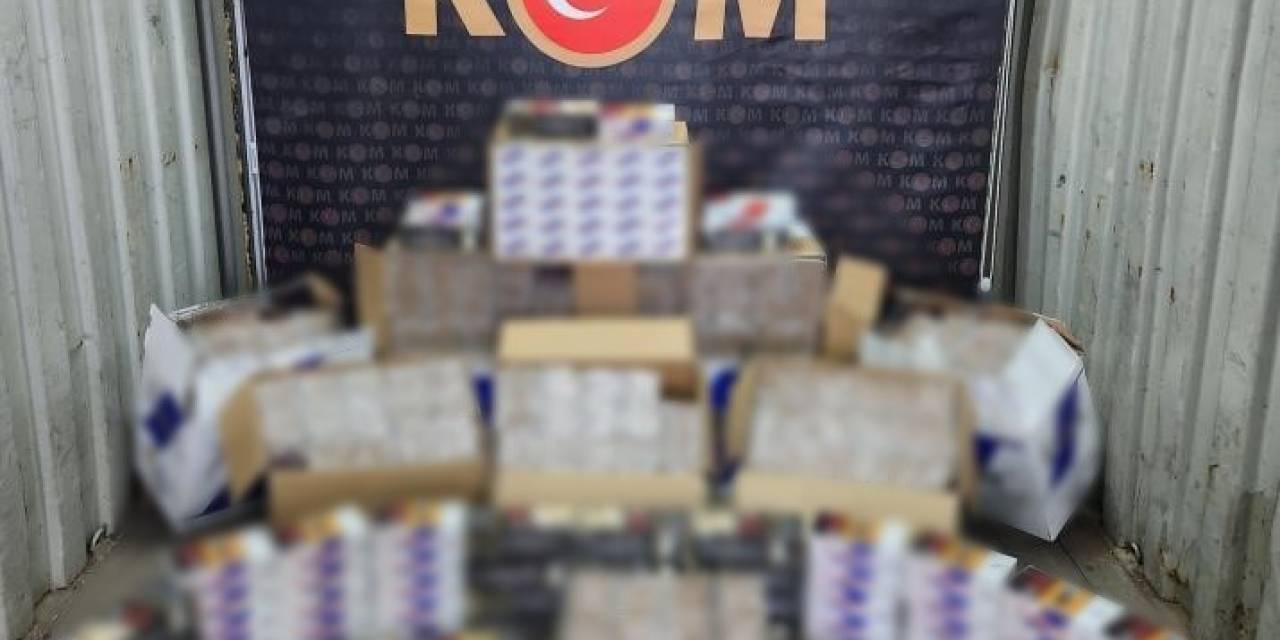 117 Bin 740 Adet İçi Dolu Makaron Ele Geçirildi