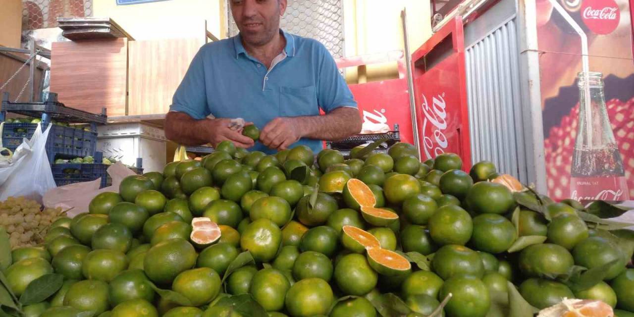 Mandalina Aydın’daki Semt Pazarındaki Tezgahlarda Yerini Aldı