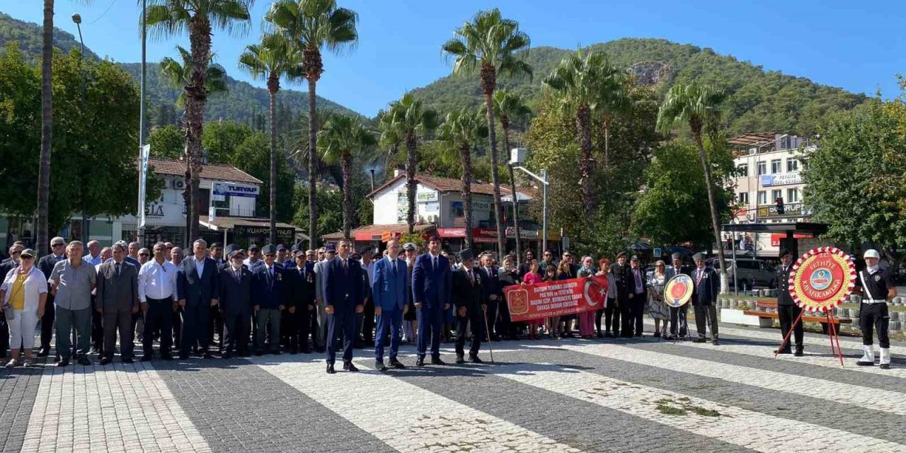 Fethiye’de Gaziler Günü Törenle Kutlandı