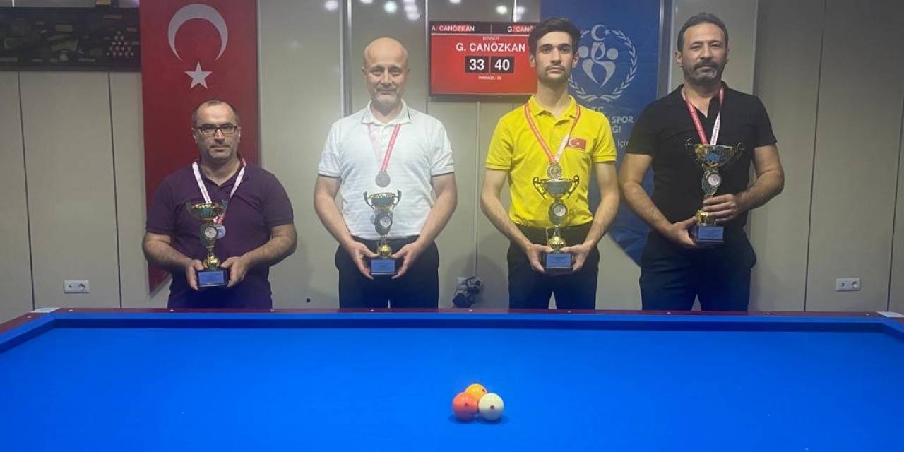 Bilardo İl Birinciliği Tamamlandı