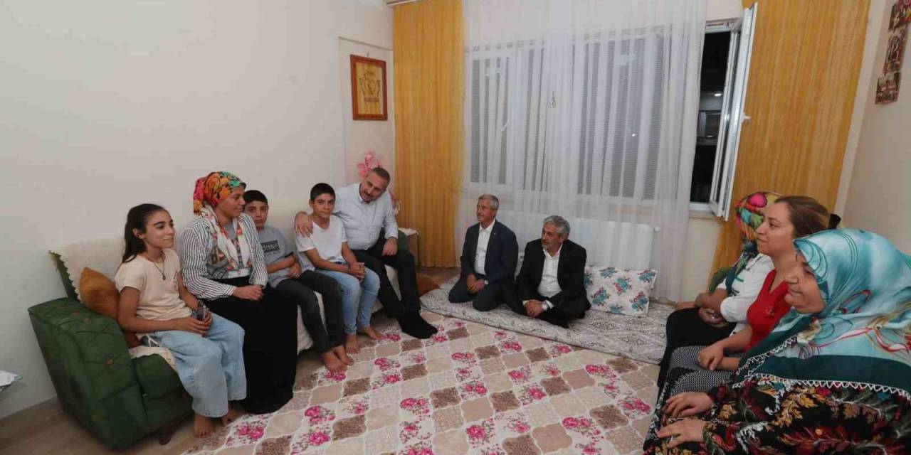 Milletvekili Gül Ve Tahmazoğlu Şahinbeyli Ailelere Misafir Oldu
