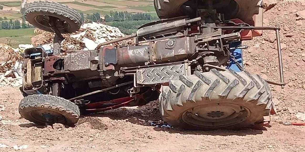 Virajı Alamayan Traktör Devrildi: 1 Ölü, 2 Yaralı