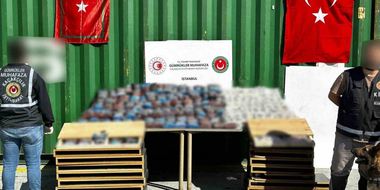 İstanbul’da 424 Kilogram Uyuşturucu Hap Ele Geçirildi