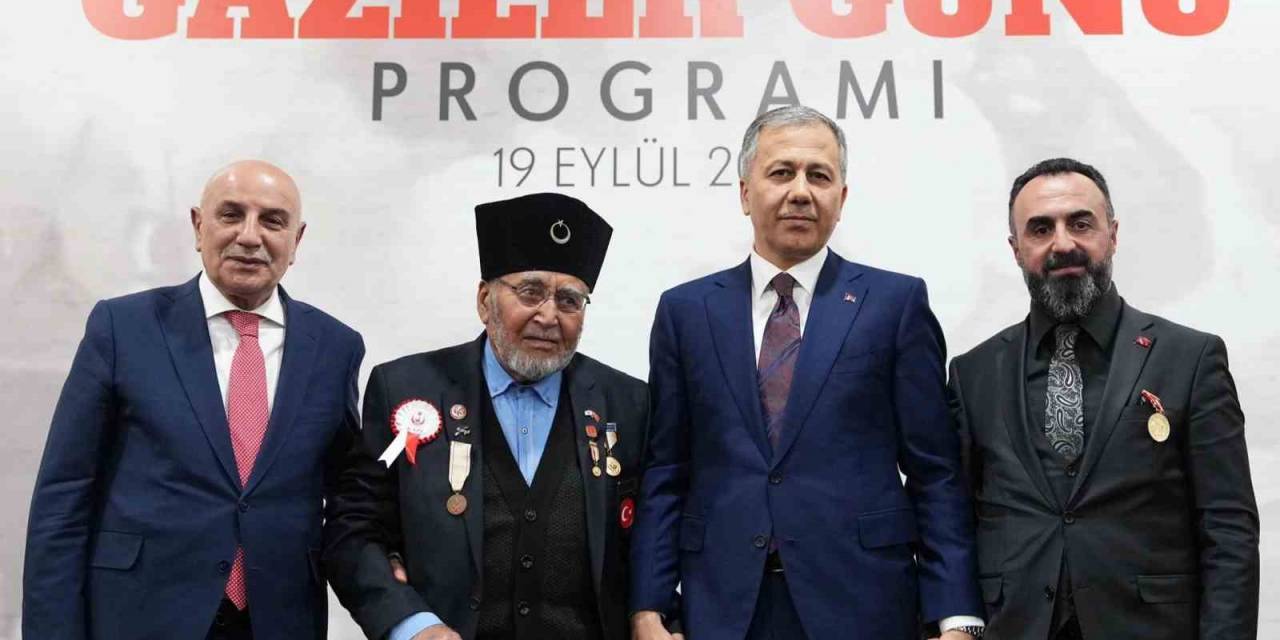 İçişleri Bakanı Ali Yerlikaya, Gazilerle Yemekte Bir Araya Geldi