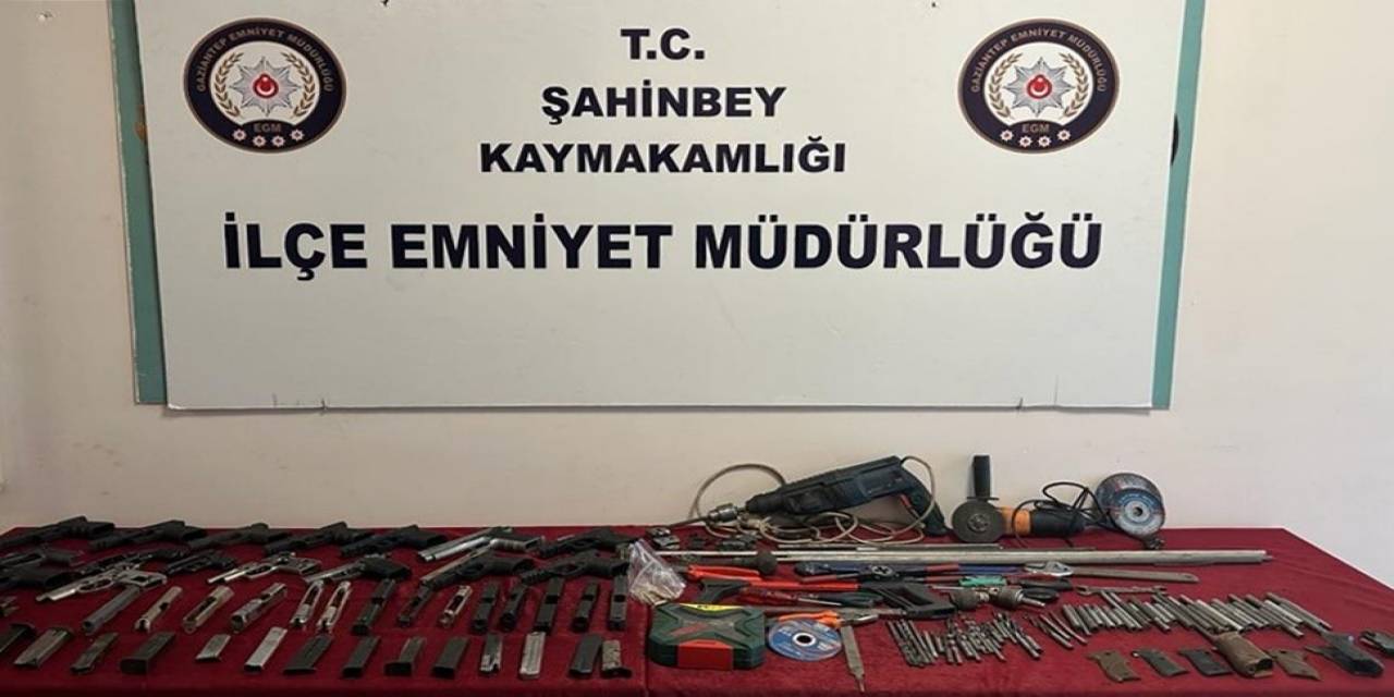 Gaziantep’te Tabanca Ve Tabanca Malzemeleri Ele Geçirildi: 1 Gözaltı