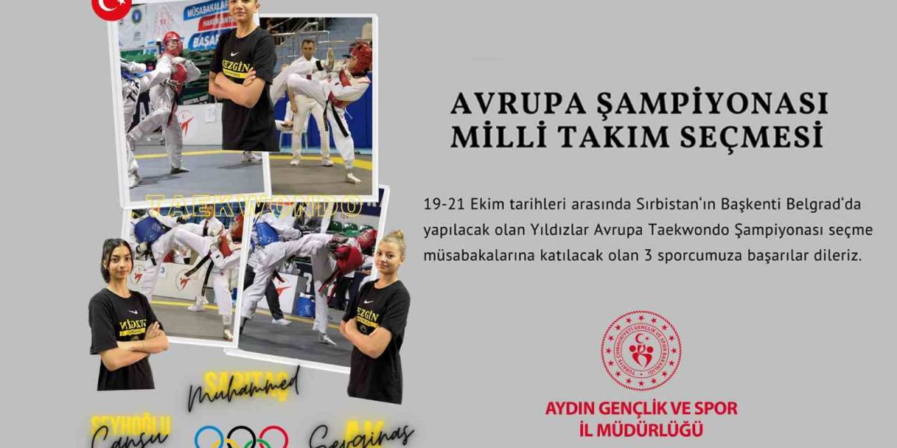 Milli Takım Seçmelerine Aydın’dan 3 İsim