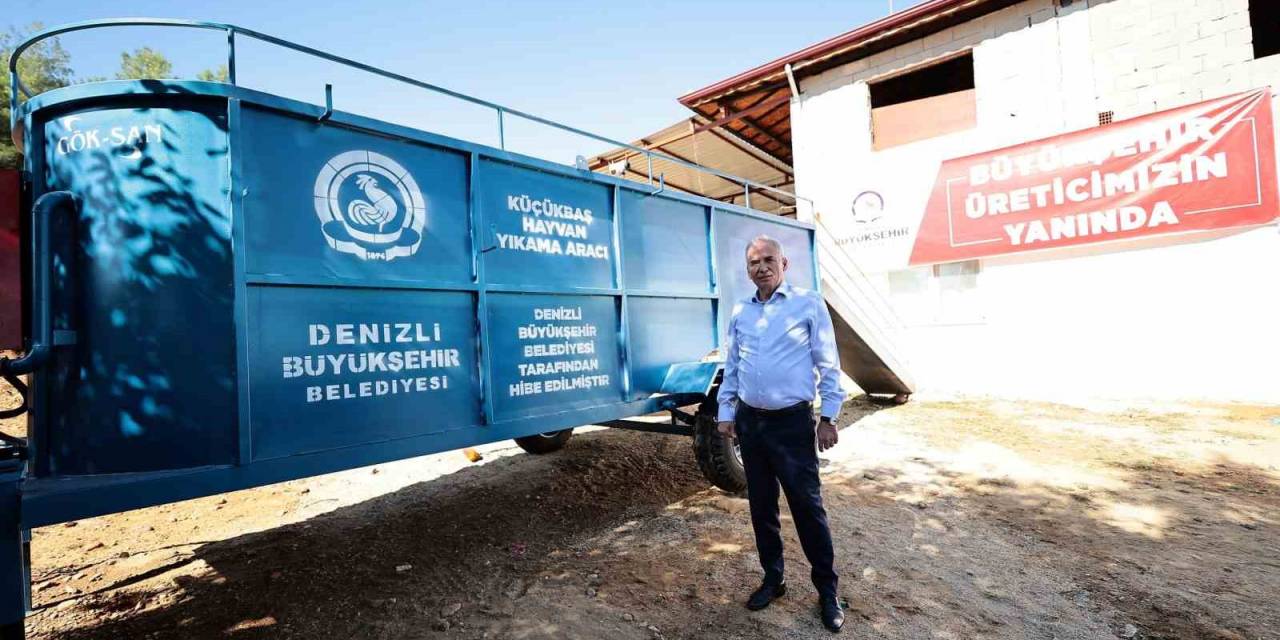 Denizli Büyükşehir Belediyesi’nin Üretici Desteği Sürüyor