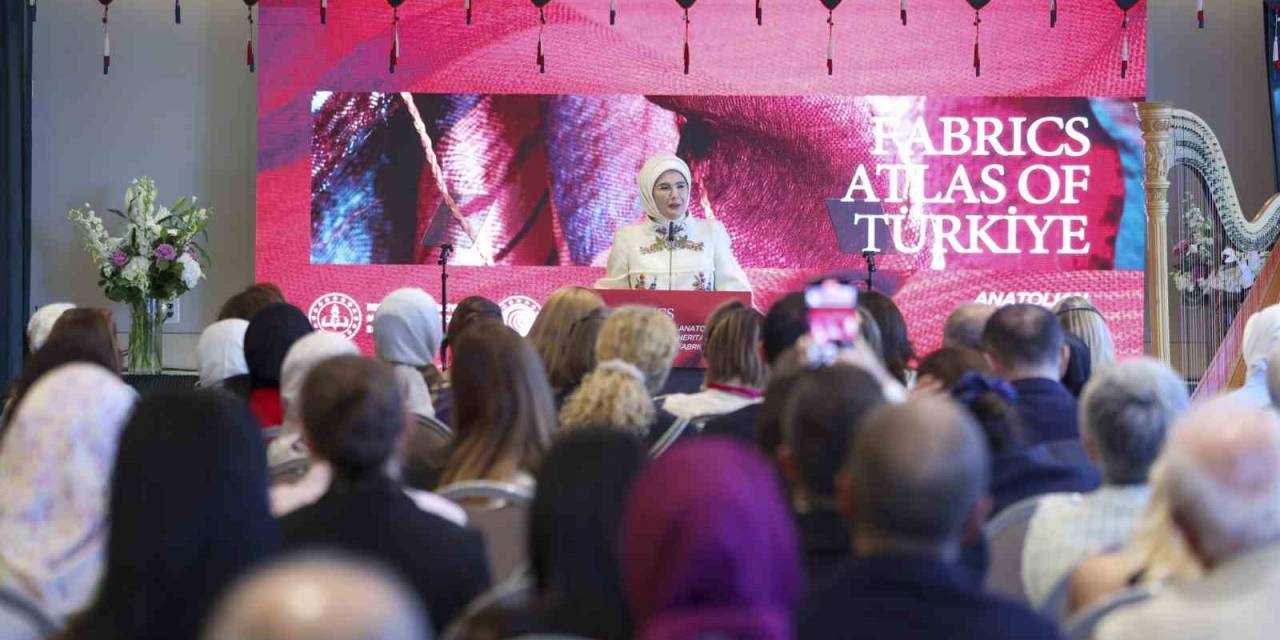 Emine Erdoğan, Türkevi’ndeki Sergide Anadolu Tekstilini First Lady’lere Tanıttı