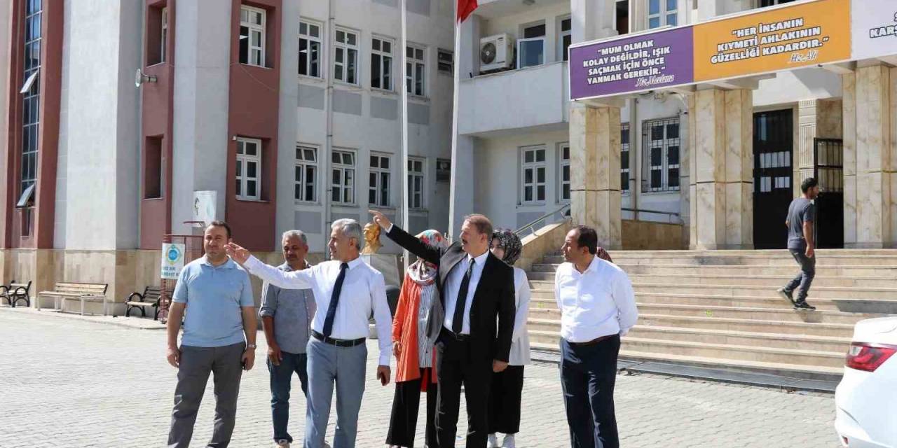 Milli Eğitim Müdürü Tosun Okulların Fiziki Durumlarını İnceledi