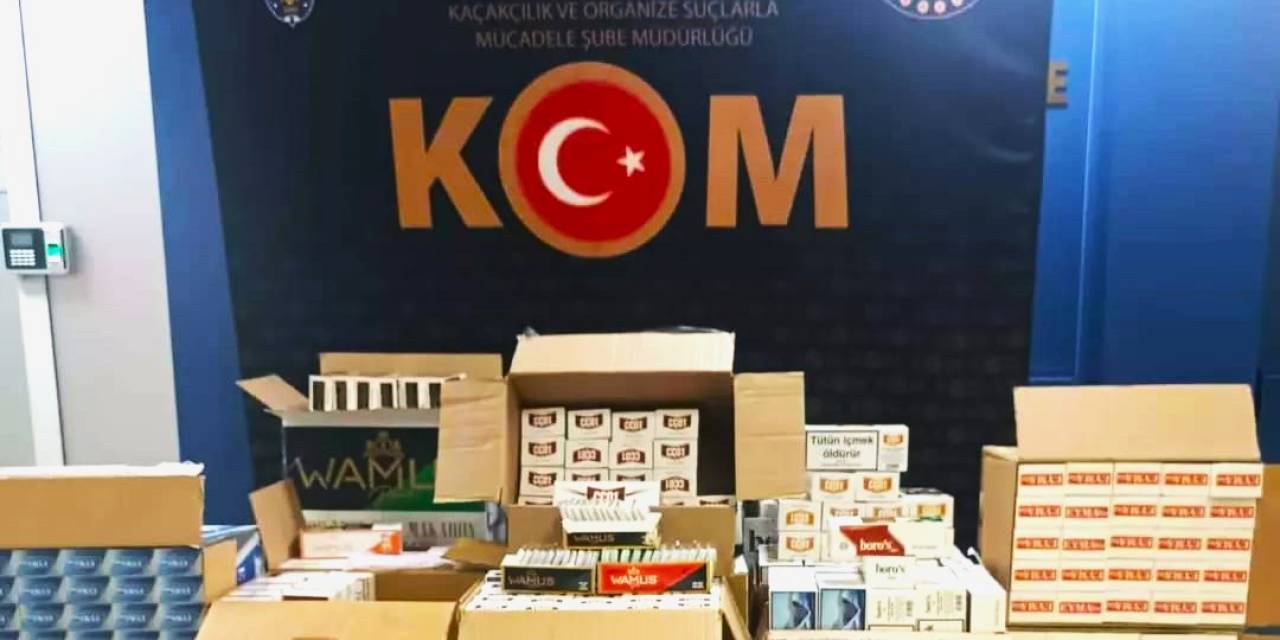 Çankırı’da Binlerce Kaçak Makaron Ele Geçirildi