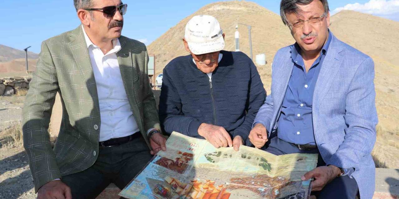 Vekil Türkmenoğlu’ndan 61 Yıldır Çavuştepe Kalesi’nde Bekçilik Yapan Kuşman’a Ziyaret