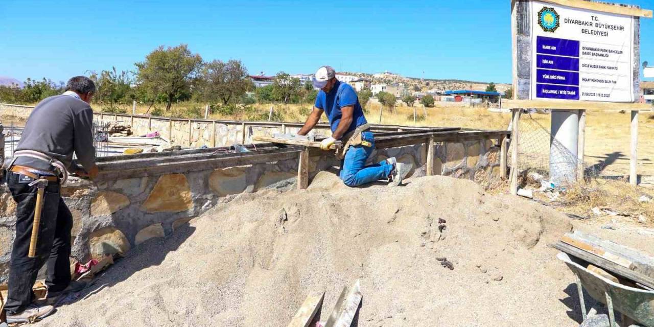Büyükşehir Belediyesi, Dicle Huzurparkında Çalışmalara Başladı