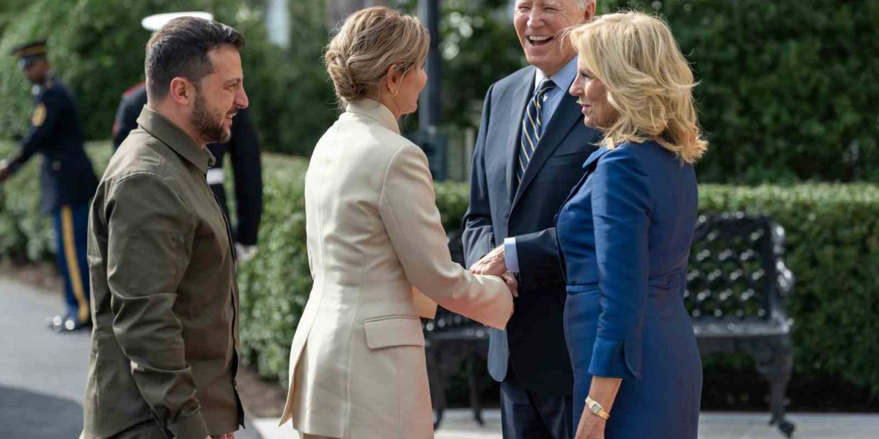 Abd Başkanı Biden, Ukrayna Devlet Başkanı Zelenski’yi Beyaz Saray’da Ağırladı