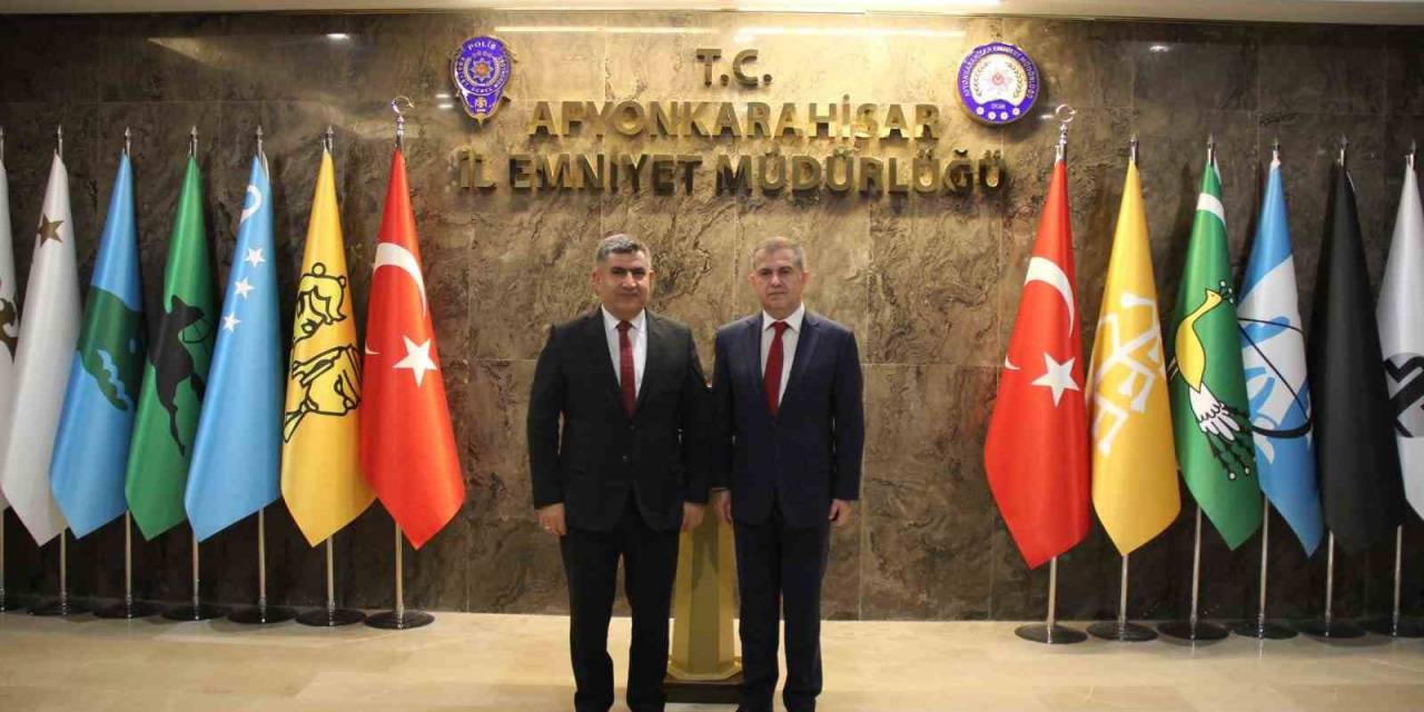Emniyet İl Emniyet Müdürü Mahmut Ay’a Ziyaretçi Akını