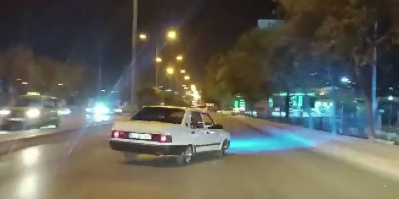 Drift Attı, Cezası Ağır Oldu: Otomobil Trafikten Men Edildi